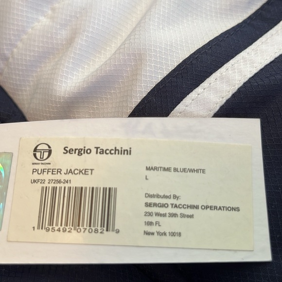MENS SERGIO TACCHINI PUFFER JACKET. NWT. - Picture 10 of 12
